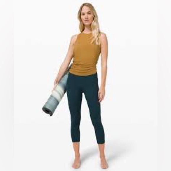 LULULEMON All Tied Up Tank Top Size 10 Spiced Bronze EUC - Picture 3 of 4